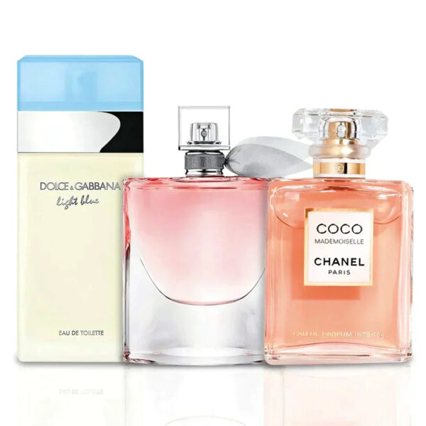 Coffret Féminité Radieuse - La Vie Est Belle, Mademoiselle et Light Blue [100 ml]