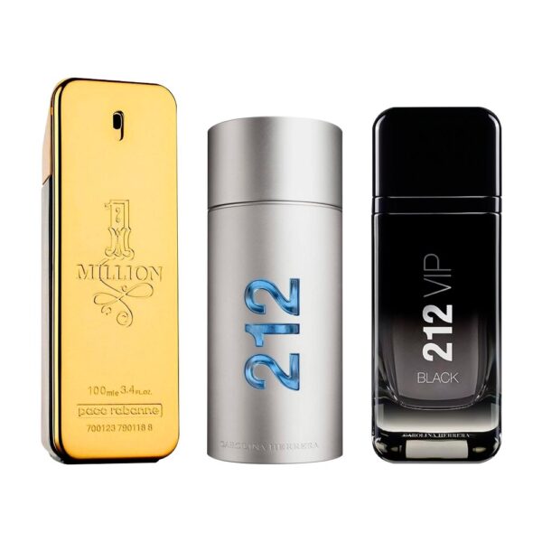 Coffret Charme Urbain - 1 Million, 212 MEN et 212 Black [100 ml]