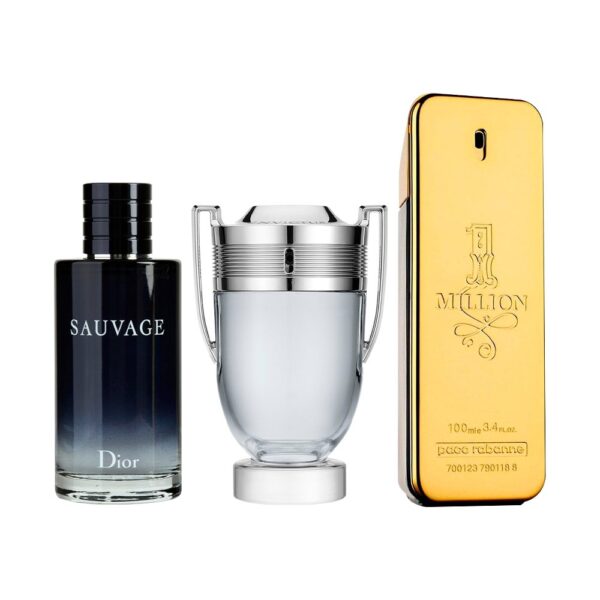 Coffret Énergie Suprême - Sauvage de Dior, Invictus de Paco Rabanne et One Million [100 ml]